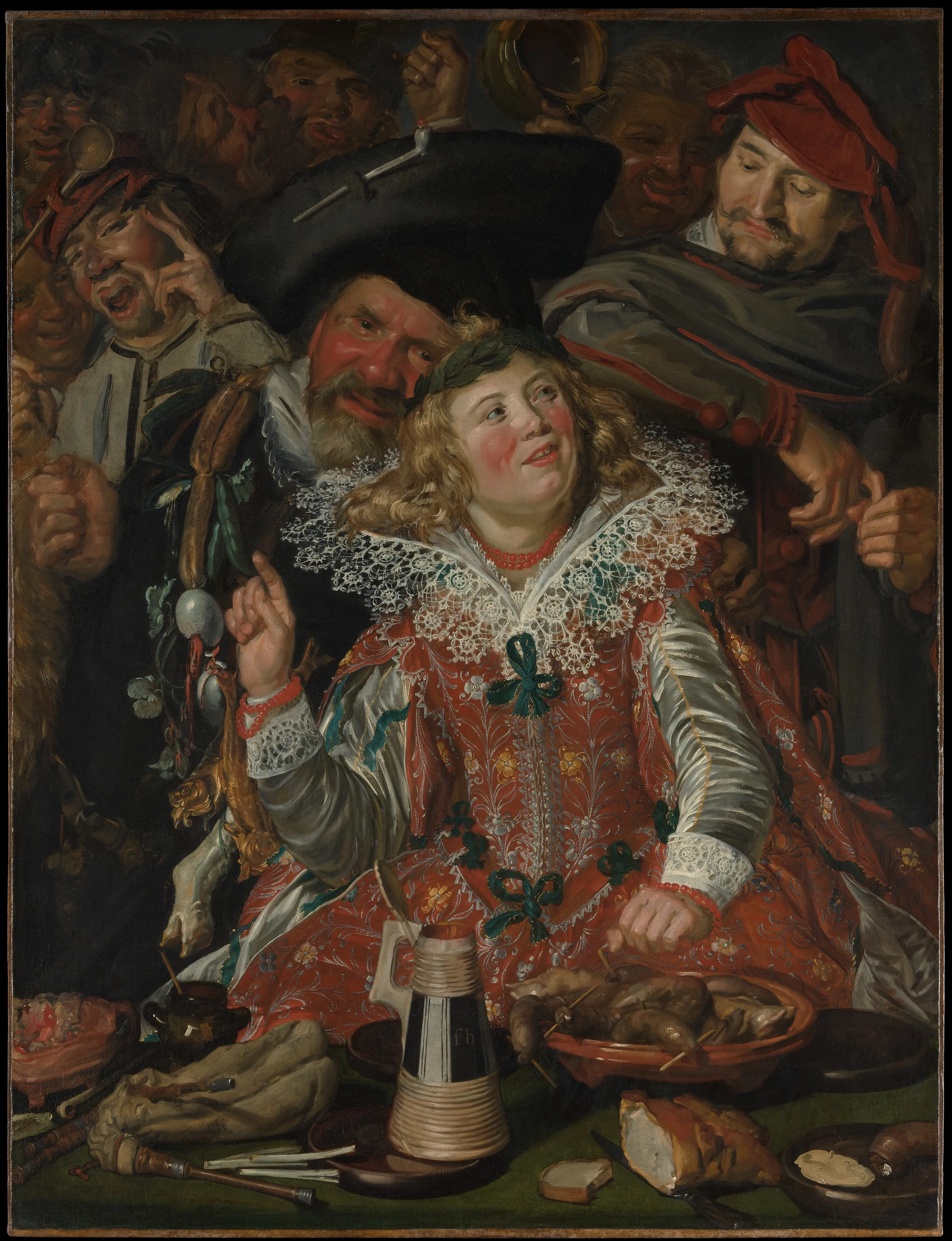 Merrymakers at Shrovetide, Frans Hals