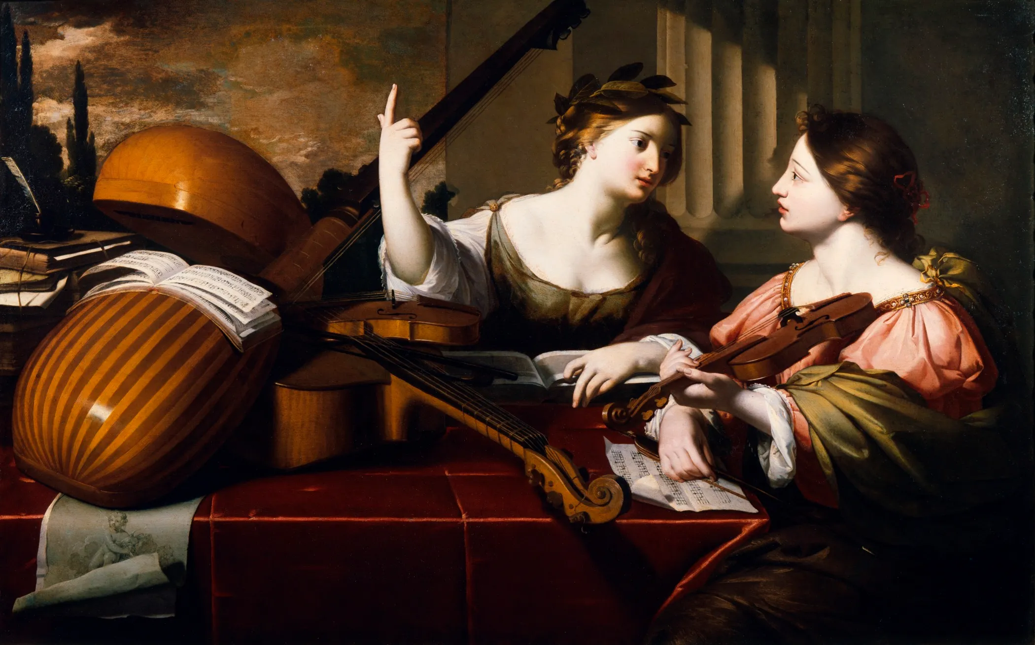 The Divine Inspiration of Music, Nicolas Régnier